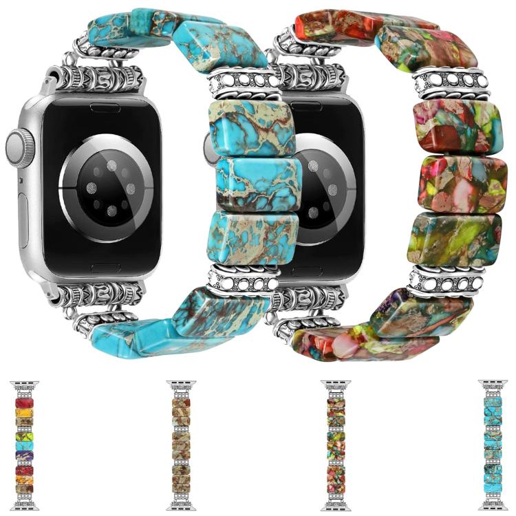 帝王石陶瓷手鍊錶帶，適用 Apple Watch 46mm / 49mm / 45mm / 44mm，適用 Apple Watch 42mm / 41mm / 40mm / 38mm