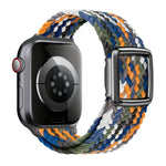 現代風格磁吸扣織尼龍錶帶，適用於 Apple Watch 46mm / 49mm / 45mm / 44mm，適用於 Apple Watch 42mm / 41mm / 40mm / 38mm