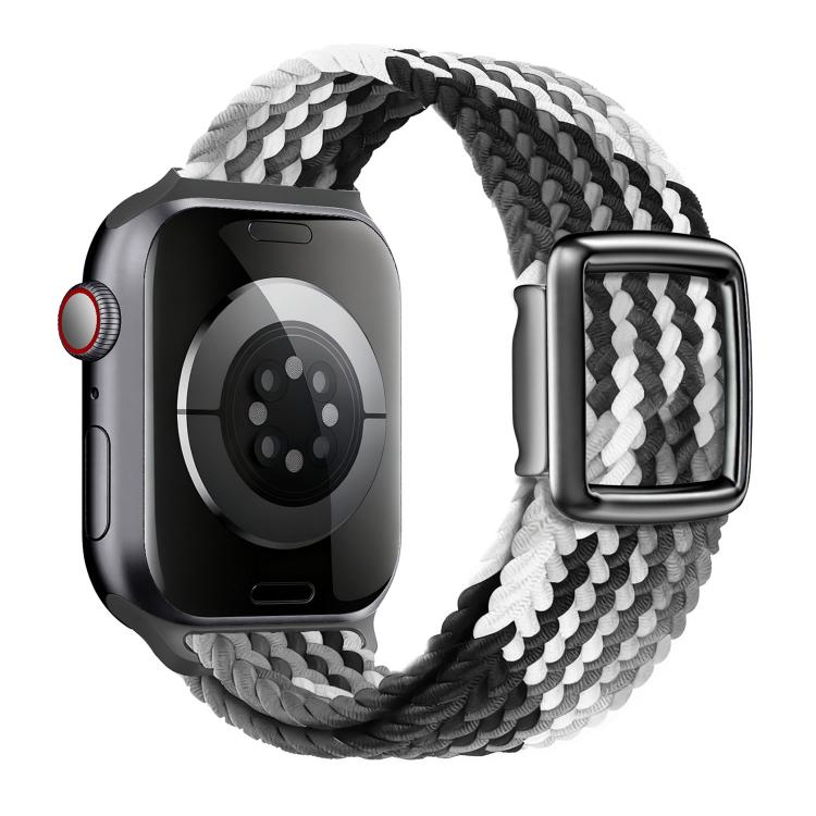 現代風格磁吸扣織尼龍錶帶，適用於 Apple Watch 46mm / 49mm / 45mm / 44mm，適用於 Apple Watch 42mm / 41mm / 40mm / 38mm