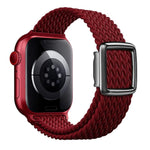 現代風格磁吸扣織尼龍錶帶，適用於 Apple Watch 46mm / 49mm / 45mm / 44mm，適用於 Apple Watch 42mm / 41mm / 40mm / 38mm