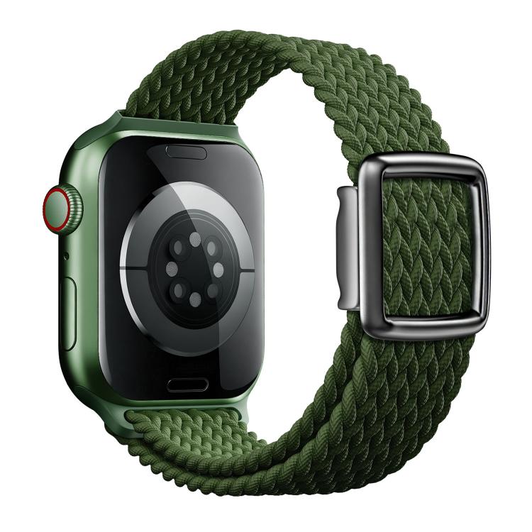 現代風格磁吸扣織尼龍錶帶，適用於 Apple Watch 46mm / 49mm / 45mm / 44mm，適用於 Apple Watch 42mm / 41mm / 40mm / 38mm