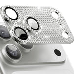 Kalebol 一體化磨砂金屬裝甲鑽石光澤相機鏡頭膜，適用於 iPhone 17 Pro Max，適用於 iPhone 17 Pro