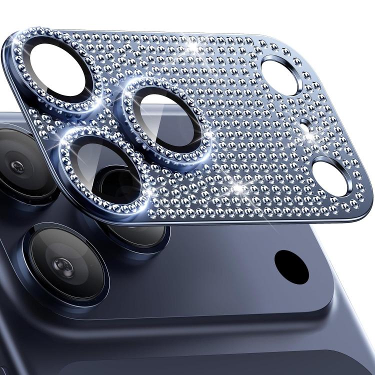 Kalebol 一體化磨砂金屬裝甲鑽石光澤相機鏡頭膜，適用於 iPhone 17 Pro Max，適用於 iPhone 17 Pro