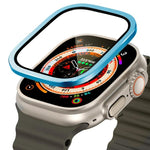 鈦金屬框架鋼化玻璃錶膜，適用於 Apple Watch Ultra 49mm