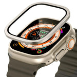 鈦金屬框架鋼化玻璃錶膜，適用於 Apple Watch Ultra 49mm