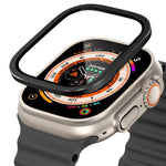 鈦金屬框架鋼化玻璃錶膜，適用於 Apple Watch Ultra 49mm