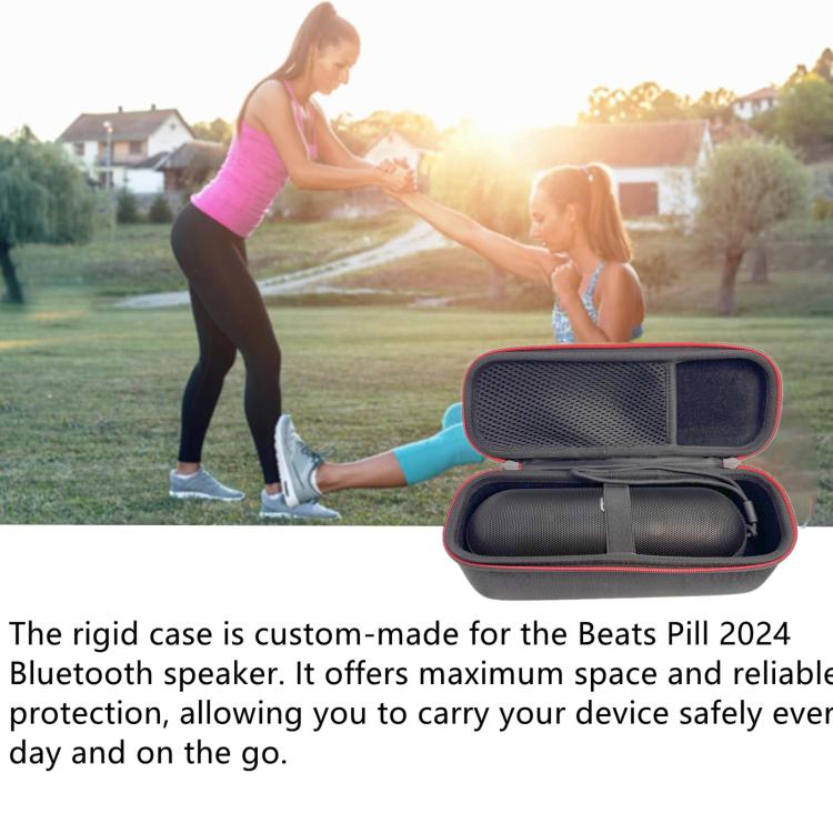 Beats Pill 2024 藍牙喇叭硬殼攜帶盒，戶外便攜保護收納盒，適用於 Beats Pill 2024