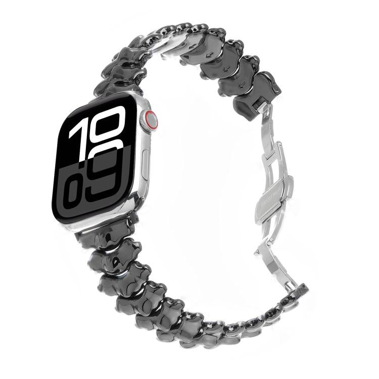 Dragon Spine Butterfly Clasp Zinc Alloy Watch Band, For Apple Watch 46mm / 49mm / 45mm / 44mm, For Apple Watch 42mm / 41mm / 40mm / 38mm