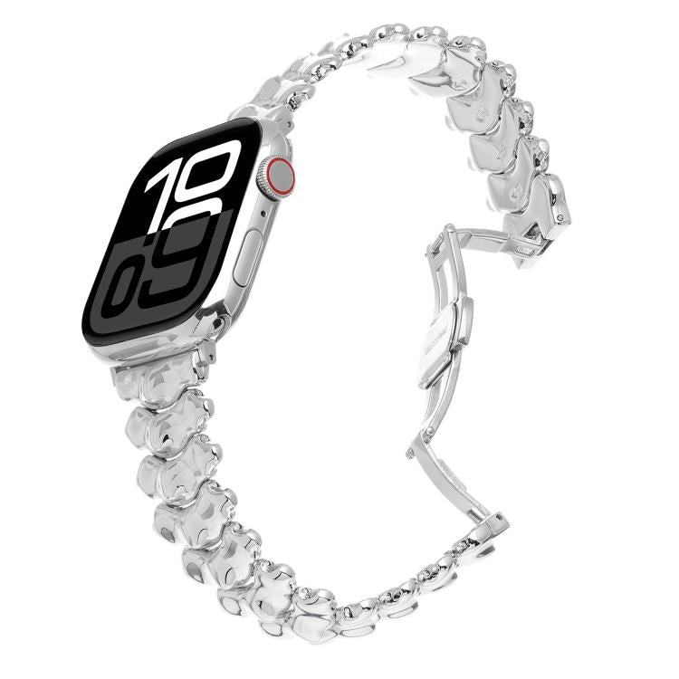 龍脊蝴蝶扣鋅合金錶帶，適用於 Apple Watch 46mm / 49mm / 45mm / 44mm，適用於 Apple Watch 42mm / 41mm / 40mm / 38mm