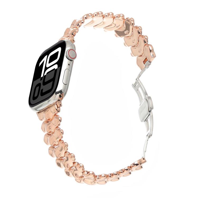 龍脊蝴蝶扣鋅合金錶帶，適用於 Apple Watch 46mm / 49mm / 45mm / 44mm，適用於 Apple Watch 42mm / 41mm / 40mm / 38mm