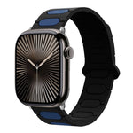 橢圓形磁性矽膠錶帶，適用於 Apple Watch 46mm / 49mm / 45mm / 44mm，適用於 Apple Watch 42mm / 41mm / 40mm / 38mm