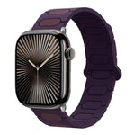 橢圓形磁性矽膠錶帶，適用於 Apple Watch 46mm / 49mm / 45mm / 44mm，適用於 Apple Watch 42mm / 41mm / 40mm / 38mm