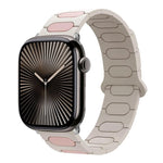 橢圓形磁性矽膠錶帶，適用於 Apple Watch 46mm / 49mm / 45mm / 44mm，適用於 Apple Watch 42mm / 41mm / 40mm / 38mm