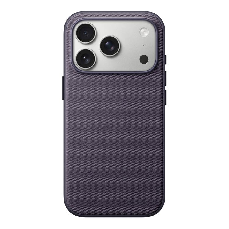官方科技布紋側貼 TPU 磁吸手機殼，無 AI 相機按鈕，適用於 iPhone 17 Pro Max、iPhone 17 Pro、iPhone 17、iPhone Air、iPhone 16 Pro Max、iPhone 16 Pro、iPhone 16、iPhone 15 Pro Max