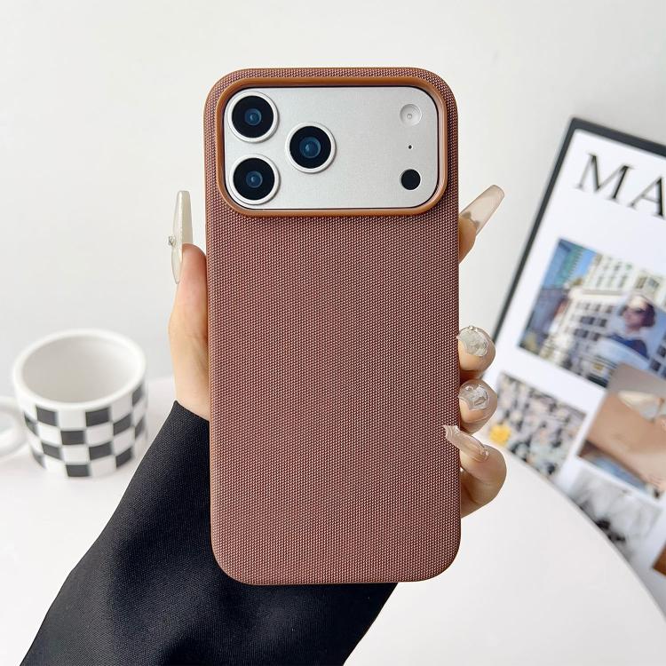 官方科技布紋側貼 TPU 磁吸手機殼，無 AI 相機按鈕，適用於 iPhone 17 Pro Max、iPhone 17 Pro、iPhone 17、iPhone Air、iPhone 16 Pro Max、iPhone 16 Pro、iPhone 16、iPhone 15 Pro Max