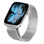 Molecular Arrangement Magnetic Stainless Steel Watch Band, For Apple Watch 46mm / 49mm / 45mm / 44mm, For Apple Watch 42mm / 41mm / 40mm / 38mm