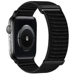 兩段式山形圖案魔鬼氈尼龍錶帶，適用 Apple Watch 46mm / 49mm / 45mm / 44mm，適用 Apple Watch 42mm / 41mm / 40mm / 38mm
