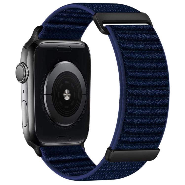 兩段式山形圖案魔鬼氈尼龍錶帶，適用 Apple Watch 46mm / 49mm / 45mm / 44mm，適用 Apple Watch 42mm / 41mm / 40mm / 38mm