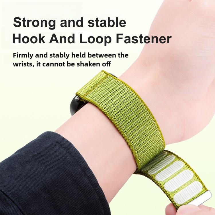 兩段式山形圖案魔鬼氈尼龍錶帶，適用 Apple Watch 46mm / 49mm / 45mm / 44mm，適用 Apple Watch 42mm / 41mm / 40mm / 38mm