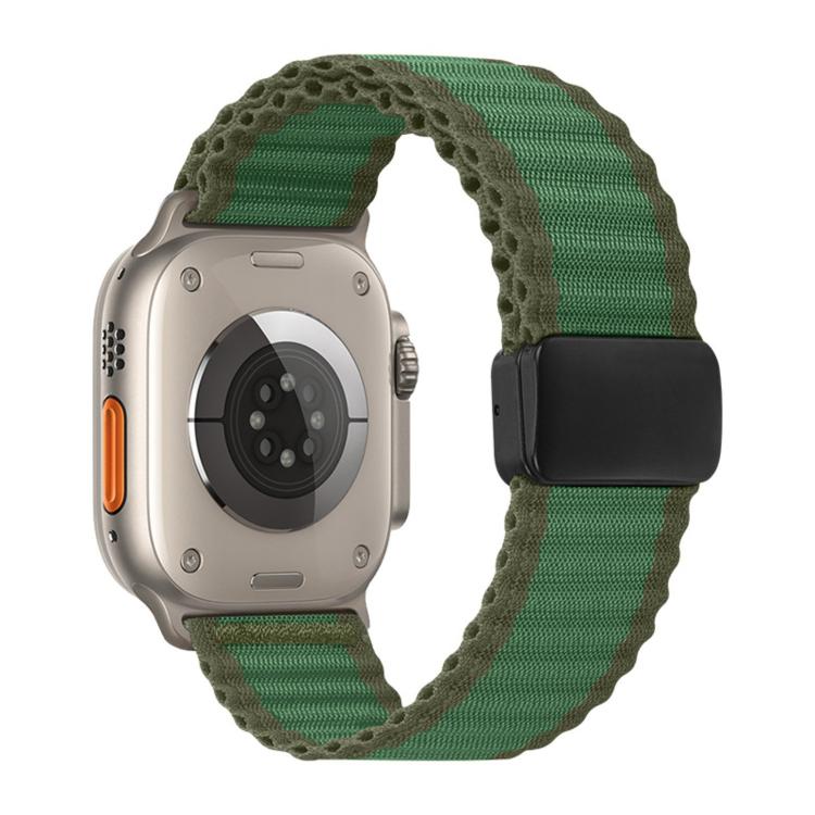 越野磁扣編織尼龍環錶帶，適用 Apple Watch 46mm / 49mm / 45mm / 44mm，適用 Apple Watch 42mm / 41mm / 40mm / 38mm