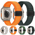 越野磁扣編織尼龍環錶帶，適用 Apple Watch 46mm / 49mm / 45mm / 44mm，適用 Apple Watch 42mm / 41mm / 40mm / 38mm
