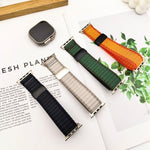越野磁扣編織尼龍環錶帶，適用 Apple Watch 46mm / 49mm / 45mm / 44mm，適用 Apple Watch 42mm / 41mm / 40mm / 38mm