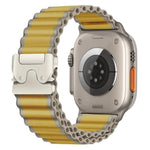 降落傘扣寬肋尼龍錶帶，適用於 Apple Watch 46mm / 49mm / 45mm / 44mm，適用於 Apple Watch 42mm / 41mm / 40mm / 38mm