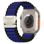 降落傘扣寬肋尼龍錶帶，適用於 Apple Watch 46mm / 49mm / 45mm / 44mm，適用於 Apple Watch 42mm / 41mm / 40mm / 38mm