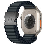 降落傘扣寬肋尼龍錶帶，適用於 Apple Watch 46mm / 49mm / 45mm / 44mm，適用於 Apple Watch 42mm / 41mm / 40mm / 38mm