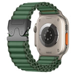 降落傘扣寬肋尼龍錶帶，適用於 Apple Watch 46mm / 49mm / 45mm / 44mm，適用於 Apple Watch 42mm / 41mm / 40mm / 38mm