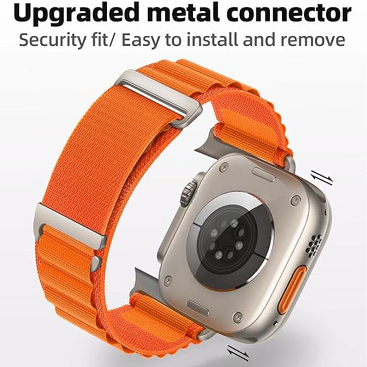 C 扣兩段式高山環尼龍錶帶，適用 Apple Watch 46mm / 49mm / 45mm / 44mm，適用 Apple Watch 42mm / 41mm / 40mm / 38mm