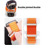 C 扣兩段式高山環尼龍錶帶，適用 Apple Watch 46mm / 49mm / 45mm / 44mm，適用 Apple Watch 42mm / 41mm / 40mm / 38mm