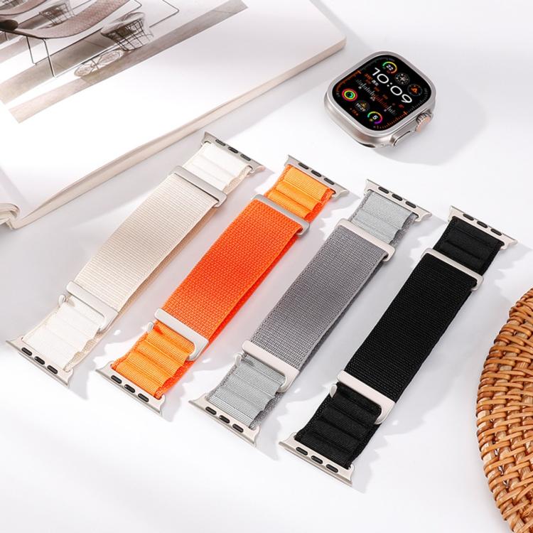 C 扣兩段式高山環尼龍錶帶，適用 Apple Watch 46mm / 49mm / 45mm / 44mm，適用 Apple Watch 42mm / 41mm / 40mm / 38mm