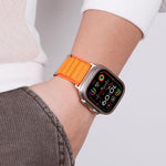 C 扣兩段式高山環尼龍錶帶，適用 Apple Watch 46mm / 49mm / 45mm / 44mm，適用 Apple Watch 42mm / 41mm / 40mm / 38mm