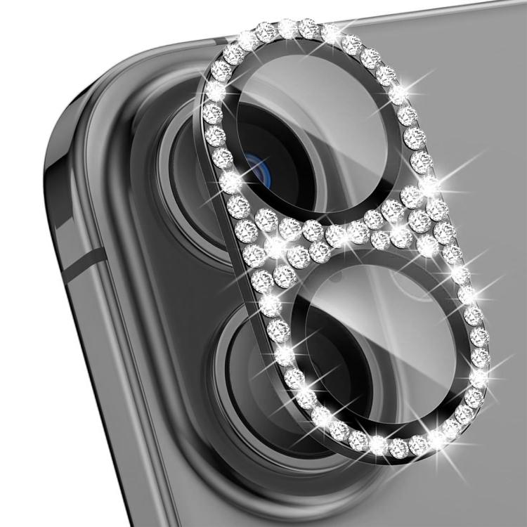 ENKAY Hat-Prince Blink 鑽石相機鏡頭鋁合金鋼化玻璃膜，適用於 iPhone 17 Pro Max，適用於 iPhone 17 Pro，適用於 iPhone 17
