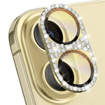 ENKAY Hat-Prince Blink 鑽石相機鏡頭鋁合金鋼化玻璃膜，適用於 iPhone 17 Pro Max，適用於 iPhone 17 Pro，適用於 iPhone 17