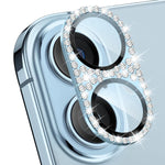 ENKAY Hat-Prince Blink 鑽石相機鏡頭鋁合金鋼化玻璃膜，適用於 iPhone 17 Pro Max，適用於 iPhone 17 Pro，適用於 iPhone 17