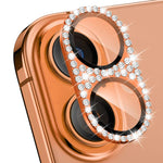 ENKAY Hat-Prince Blink 鑽石相機鏡頭鋁合金鋼化玻璃膜，適用於 iPhone 17 Pro Max，適用於 iPhone 17 Pro，適用於 iPhone 17