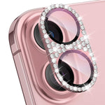 ENKAY Hat-Prince Blink 鑽石相機鏡頭鋁合金鋼化玻璃膜，適用於 iPhone 17 Pro Max，適用於 iPhone 17 Pro，適用於 iPhone 17