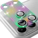 ENKAY Hat-Prince Blink 鑽石相機鏡頭鋁合金鋼化玻璃膜，適用於 iPhone 17 Pro Max，適用於 iPhone 17 Pro，適用於 iPhone 17