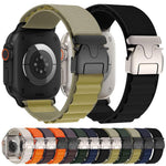 降落傘扣高山尼龍環錶帶，適用於 Apple Watch 46mm / 49mm / 45mm / 44mm，適用於 Apple Watch 42mm / 41mm / 40mm / 38mm