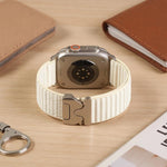 降落傘扣山形圖案織紋尼龍金屬頭錶帶，適用於 Apple Watch 46mm / 49mm / 45mm / 44mm，適用於 Apple Watch 42mm / 41mm / 40mm / 38mm