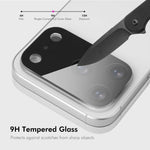 2片 ENKAY Hat-Prince 黑色 9H 後置鏡頭鋼化玻璃膜，適用於 iPhone 17 Pro Max、iPhone 17 Pro、iPhone 17、iPhone Air