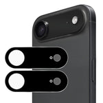 2片 ENKAY Hat-Prince 黑色 9H 後置鏡頭鋼化玻璃膜，適用於 iPhone 17 Pro Max、iPhone 17 Pro、iPhone 17、iPhone Air