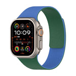 拼色荔枝紋磁吸矽膠錶帶，適用於 Apple Watch 46mm / 49mm / 45mm / 44mm，適用於 Apple Watch 42mm / 41mm / 40mm / 38mm
