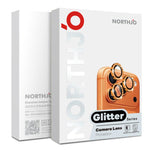 NORTHJO 1 套相機鏡頭保護閃粉金屬環膜，適用於 iPhone 17 Pro / 17 Pro Max