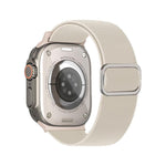 斜紋 D 形環扣尼龍彈性錶帶，適用於 Apple Watch 46mm / 49mm / 45mm / 44mm，適用於 Apple Watch 42mm / 41mm / 40mm / 38mm