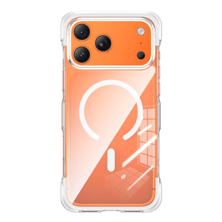 真空密封透明氣囊磁吸壓克力手機殼，適用於 iPhone 17 Pro Max、iPhone 17 Pro、iPhone 17
