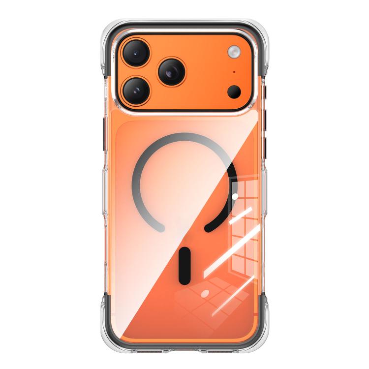 真空密封透明氣囊磁吸壓克力手機殼，適用於 iPhone 17 Pro Max、iPhone 17 Pro、iPhone 17