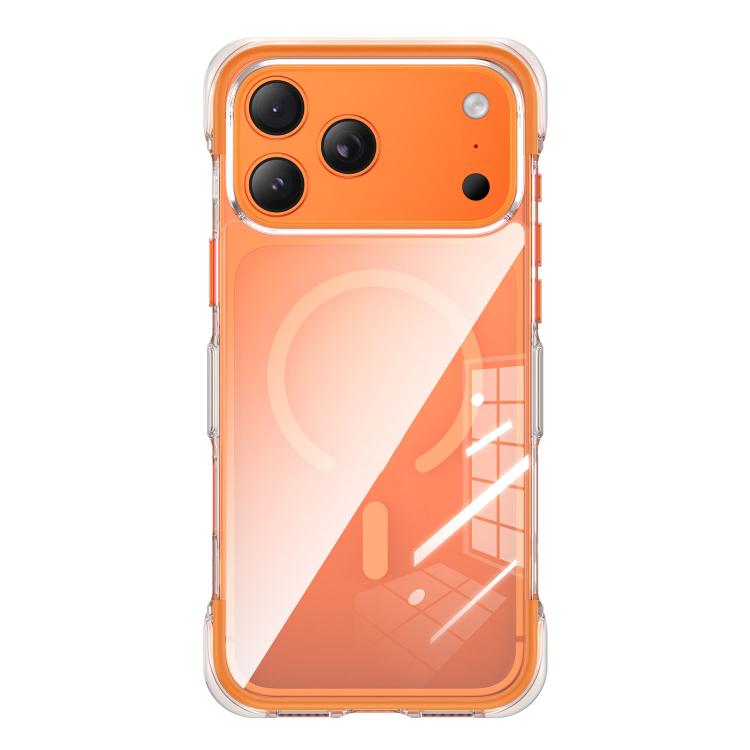 真空密封透明氣囊磁吸壓克力手機殼，適用於 iPhone 17 Pro Max、iPhone 17 Pro、iPhone 17